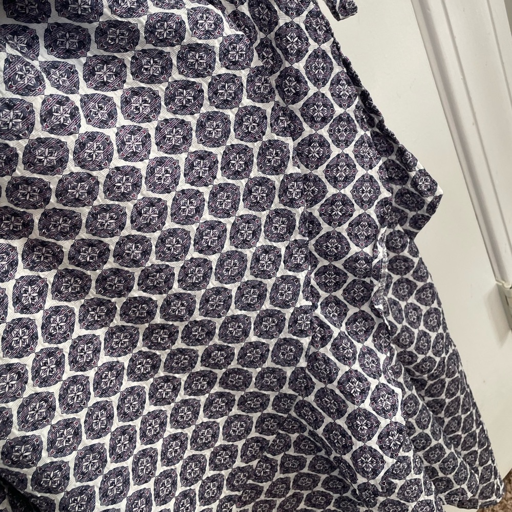 Lane Bryant | Short Sleeve High Low Ruffle Hem Dress - Picture 3 of 8